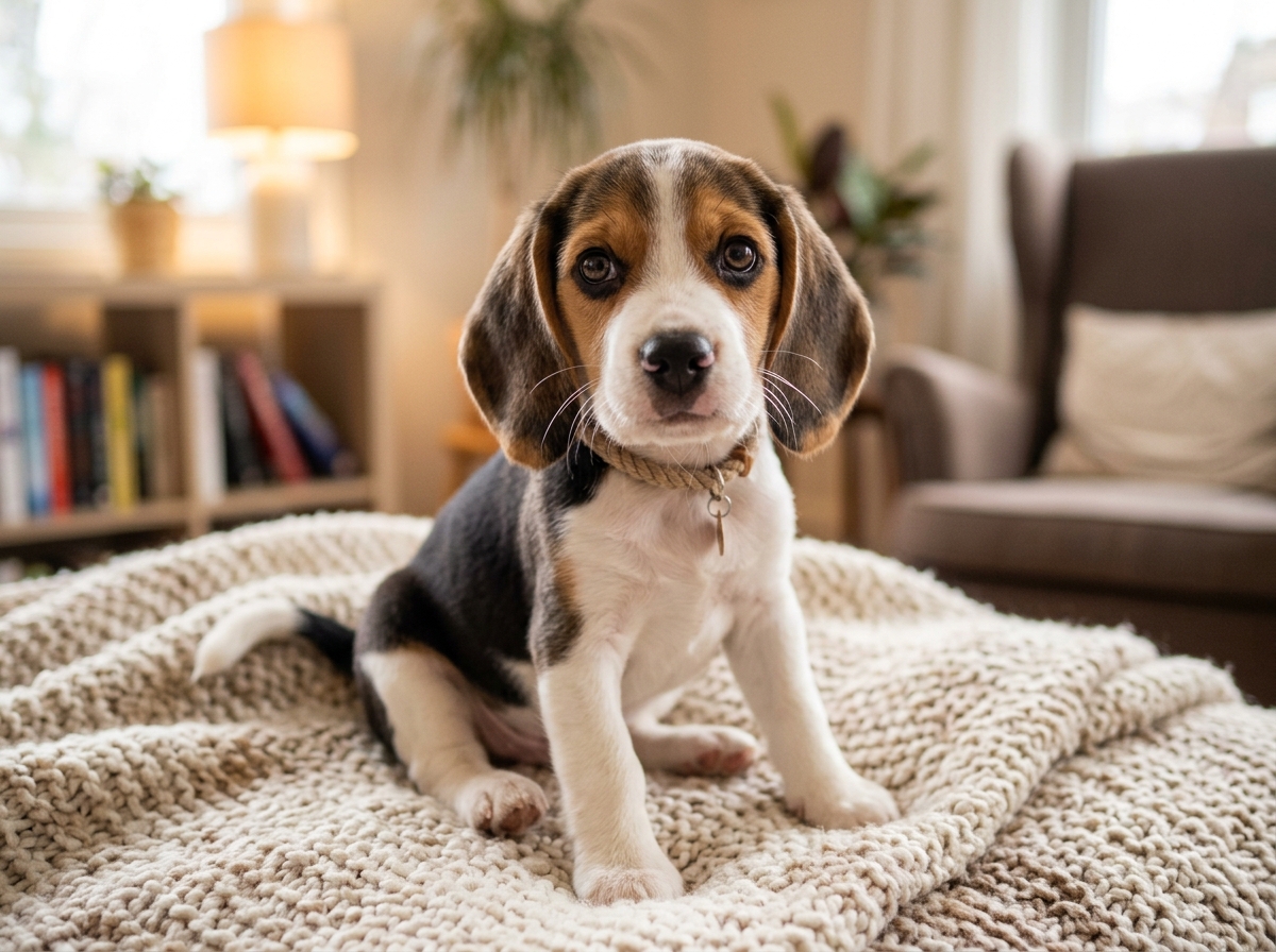 Tricolor Beagle Puppy