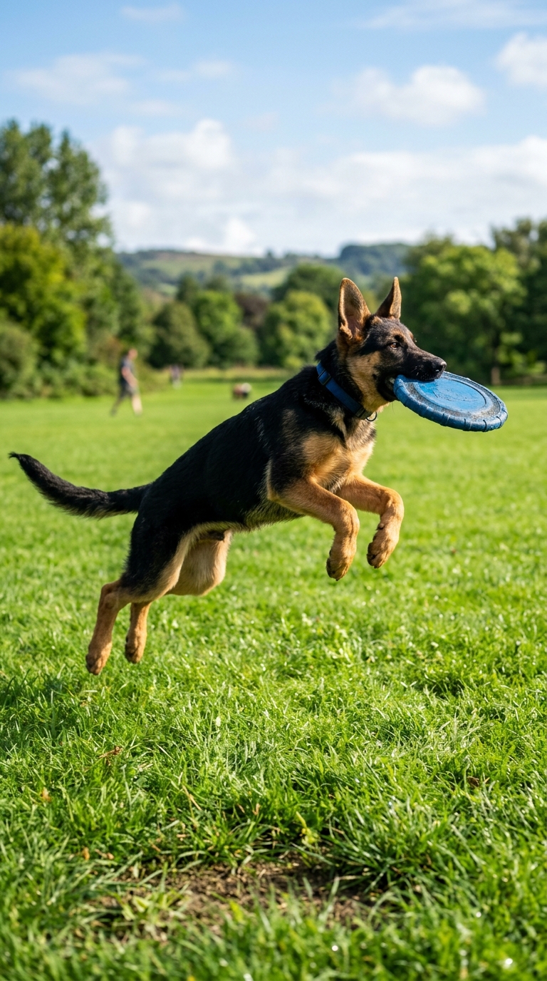 German Shepherd Park Playtime Reel